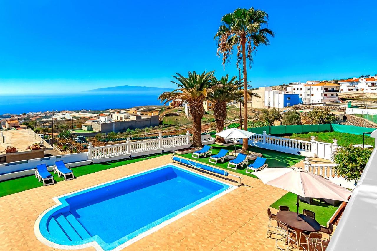 Villa Raquel With Private Pool And Sea View Los Menores Exterior foto